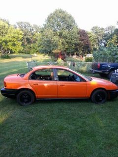 Heather's car painted orange